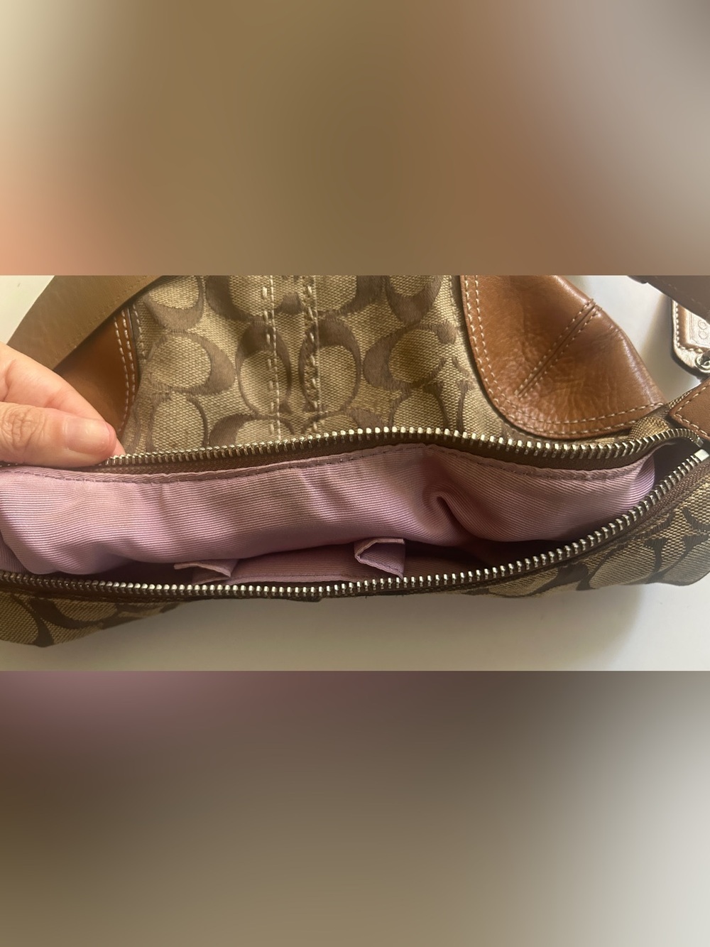 Vtg Coach Hamptons Shoulder Bag - Picture 11 of 16
